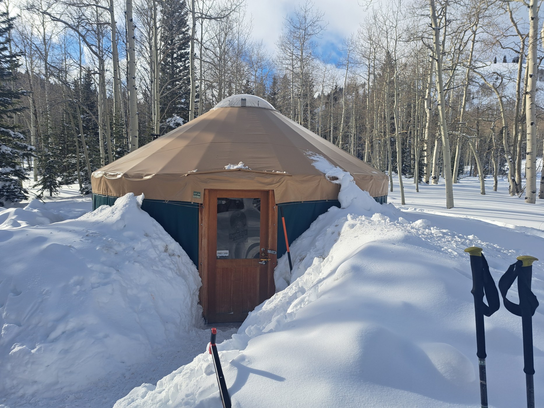 Bunchgrass Yurt - Logan, UT | Powder Ridge Ski Touring